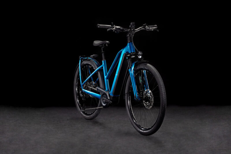 Cube Kathmandu Hybrid EX 800 Lady electricblue´n´chrome – Bild 2