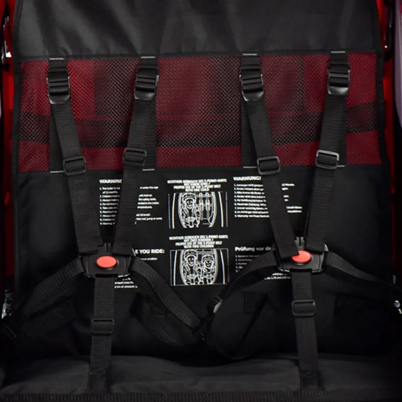 TIGGO VS 2 in 1 Kinderanhänger Jogger mit FederungFahrradanhänger Buggy für 1-2 Kinder 360° Drehbar (Blau) – Bild 5